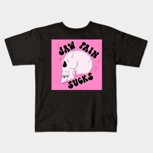 Jaw pain sucks Kids T-Shirt